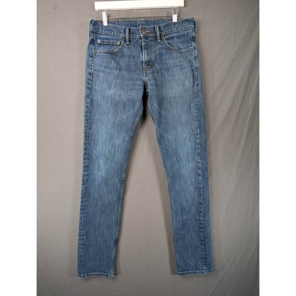 Levis 511 Slim Fit Jeans Mens 32x34 Blue Denim Stretch Casual Pants